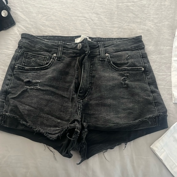 grey jeans shorts - Picture 1 of 2
